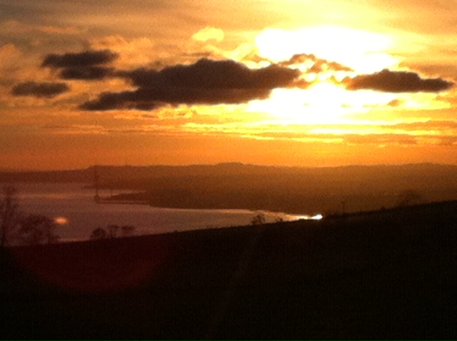 Sunset over Levenmouth