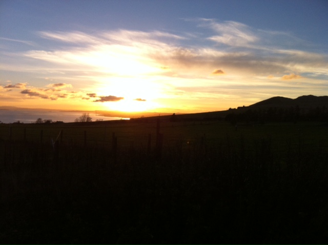 Sunset over Levenmouth